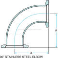 KF Vacuum Fittings 90degree Elbow